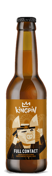 Kingpin Full Contact - AMERICAN BARLEYWINE PEATED WHISKY BARREL-AGED