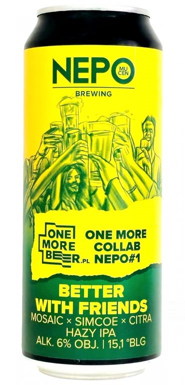 NEPO#1 Collab OMB Better With Friends Hazy IPA